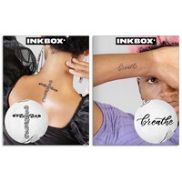 Picture of Inkbox Temporary Tattoos Bundle, Cross and Breathe