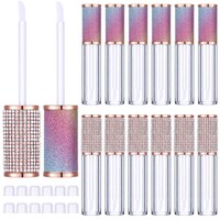Picture of Maitys Crystal Rhinestone Lip Gloss Containers, Pack of 12, 5ml, Purple