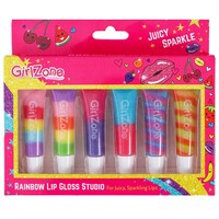 Picture of Girlzone Rainbow Fruity Lip Gloss Makeup Set For Kids And Girls