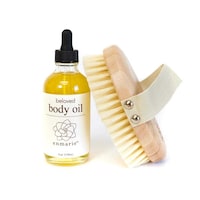 Picture of Enmarie Dry-Skin Brush and Body Oil Set