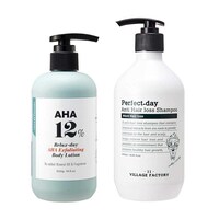Picture of Village 11 Factory Body Lotion & Perfect-day Shampoo Set