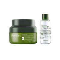 Picture of Tonymoly The Chok Chok Green Tea Watery Cream & Cleansing Water Set