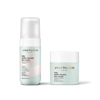 Picture of Evereden Kids Multi Vitamin Face Wash and Cream Set, 100ml + 50ml, Set of 2