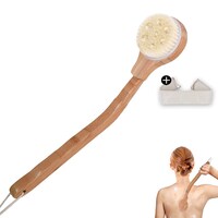 Picture of Rhome Ppr Curved Handle Bath Brush & Loofah Bath Towel