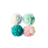Picture of Avrit Luxury Shower Loofah, Light Colours - 4Pack