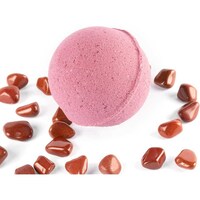 Picture of Third Eye Spa Root Chakra Bath Bombs with Crystal Inside, Pink
