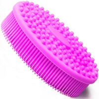 Picture of Striving Silicone Body Scrubber 2 In 1 Loofah, Purple