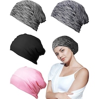 Picture of Geyoga Satin Silk Lined Sleep Cap, 4 Pieces