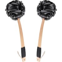 Picture of Tecbeauty Back Scrubber Shower, Bamboo Charcoal Loofah - 2Pk