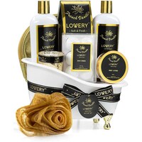 Picture of Lovery French Vanilla Bath Gift Basket Set for Women