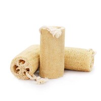 Picture of Ttybg Luxury Big Natural Loofah with Rope, Set of 3 - 6in