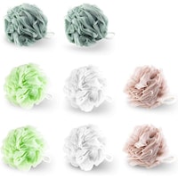 Picture of Twdrer Large Bath Shower Spa Wash Sponge Loofahs, 4 Colors - Pack of 8