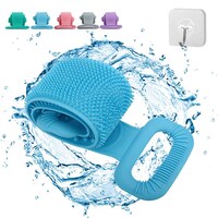 Picture of Yokilly Silicone Back Scrubber for Shower, Blue