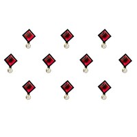 Picture of Comet Busters Beautiful Square Stone Bindi, Red