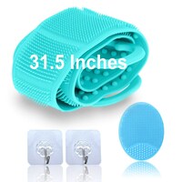 Picture of Dcna The Luxurious Exfoliating Silicone Back Scrubber with Hooks, Blue