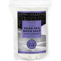 Picture of Aromasong Pure Dead Sea Salt for Soaking with 100% Natural Lavender, 5lb