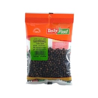 Tasty Food Black Pepper Whole 100gm, Carton Of 120Pcs