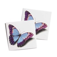 Picture of TattooYou Realistic Butterfly Temporary Tattoo Sticker, 3x3Inches - 2 Sheets