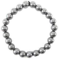 Remedywala Geopathic and Emf Protection Bracelet, Silver, 8mm