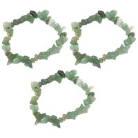 Picture of Remedywala Aventurine Chips Bracelet, Green, 8mm, Pack of 3