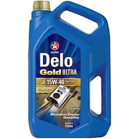 Picture of Caltex Diesel Delo Gold Ultra Engine Oil, SAE 15W-40, 5L, Carton of 4