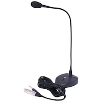 World of Needs Table Meeting Wired Microphone Set, Black