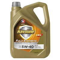Caltex Gasoline Fully Synthetic Engine Oil Havoline, 5W-40, 4L, Carton of 4