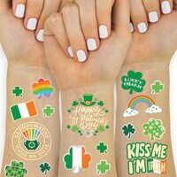 Picture of Xo, Fetti St Patricks Day Decorations Tattoos - 50 Pieces