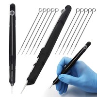 Picture of Autdor Premium Tattoo Hand Pen with Tattoo Needles Clean - 10 Pieces