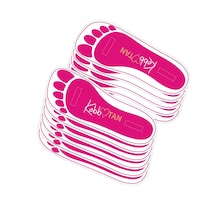 Kobbtan Spray Tan Feet Pads Protectors In Pink, 180 Pairs - 360 Feets