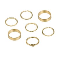 Cathercing Women Knuckle Gold Bohemian Rings for Girls - 7 Pieces
