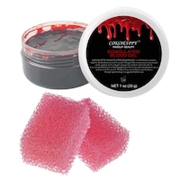 Picture of Cokohappy Stipple Sponges & Fake Scab Blood Halloween Makeup Kit