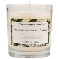 Picture of Parkash Scented Premium Hand Poured Glass Candle, Jasmine