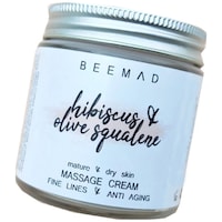 Bee Mad Hibiscus and Olive squalane Massage Cream, 100gm