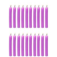 Picture of Parkash Chime Candles, Purple, Pack of 20