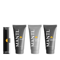Picture of MANTL The Starter Kit Travel Size Facewash, Face SPF, Moisturizer, Oil Blotting Paper