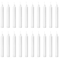 Picture of Parkash Chime Candles, White, Pack of 20
