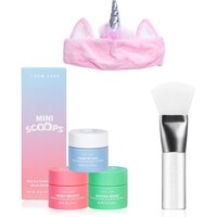Picture of I Dew Care Pink Caticorn Mini Scoops Wash Off Face Mask Skin Care Trio Bundle
