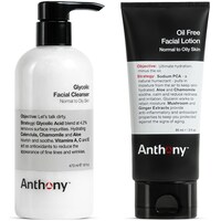 Picture of Anthony Glycolic Facial Cleanser & Oil Free Facial Lotion
