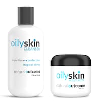 Picture of Natural Outcome Oily Skin Facial Cleanser & Moisturizer Oil Free Gel Lotion Set