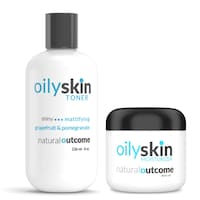 Natural Outcome Oily Skin Toner & Oil Free Moisturizer Set