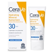 Picture of Cerave 100% Mineral Sunscreen SPF 30 & Face Sunscreen, 2.5 Oz