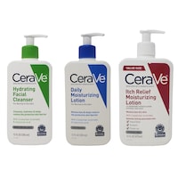 Picture of Cerave Daily Skincare Bundle For Normal To Dry Skin, 12 Oz