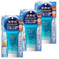 Picture of Kao Biore UV Aqua Rich Watery Essence Sunscreen, SPF 50+ - Pack of 3