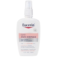 Picture of Eucerin Q10 Anti Wrinkle SPF15 Sunscreen Face Lotion, 118ml, Pack of 2