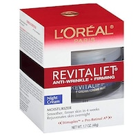 Picture of L'Oreal Paris RevitaLift Anti-Wrinkle & Firming Night Cream Moisturizer, Pack of 3 - 1.7oz