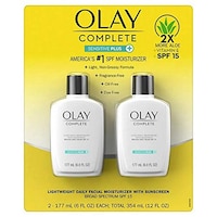 Olay Complete Sensitive Spf 15, Pack of 2 - 6 OZ