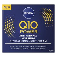 Picture of Nivea Q10 Plus Anti-Wrinkle Face Night Cream, Pack of 3 - 50ml