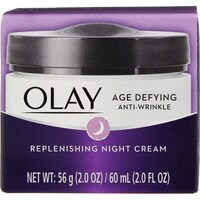 Olay Age Defying Night Cream Anti-Wrinkle Replenish, Pack of 6 - 60 ml