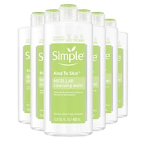 Picture of Simple Kind To Skin Cleansing Water Cleanser And Makeup Remover, Pack of 6